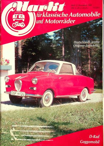 Deckblatt Oldtimer Markt (12/1984)